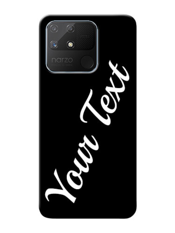 Custom Realme Narzo 50A Custom Mobile Cover with Your Name