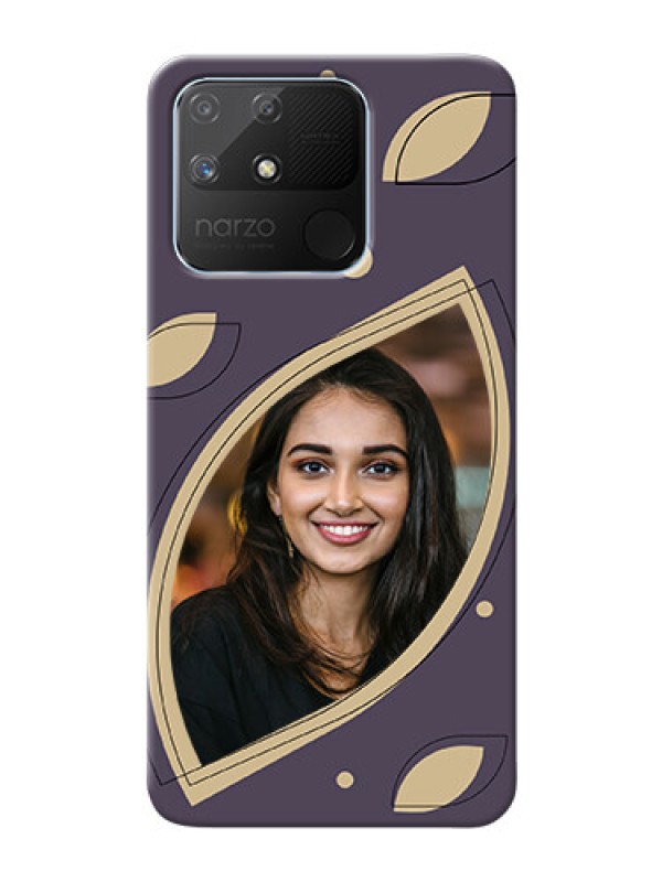 Custom Realme Narzo 50A Custom Phone Cases: Falling Leaf Design