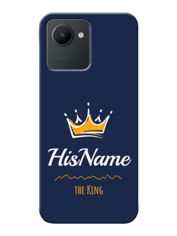 Custom Realme Narzo 50i Prime King Phone Case with Name