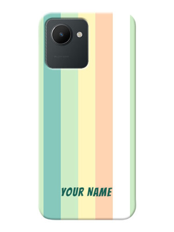 Custom Realme Narzo 50I Prime Back Covers: Multi-colour Stripes Design