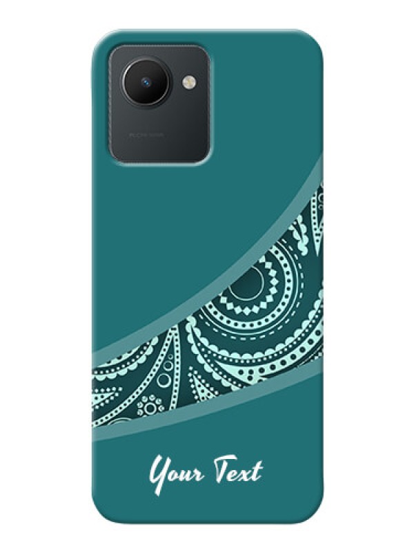 Custom Realme Narzo 50I Prime Custom Phone Covers: semi visible floral Design
