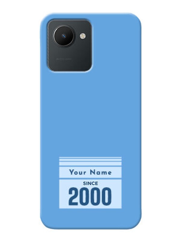 Custom Realme Narzo 50I Prime Mobile Back Covers: Custom Year of birth Design