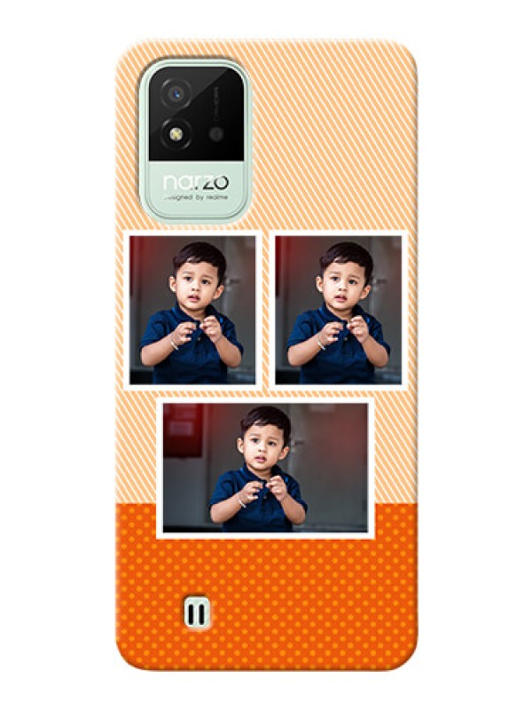 Custom Realme Narzo 50i Mobile Back Covers: Bulk Photos Upload Design