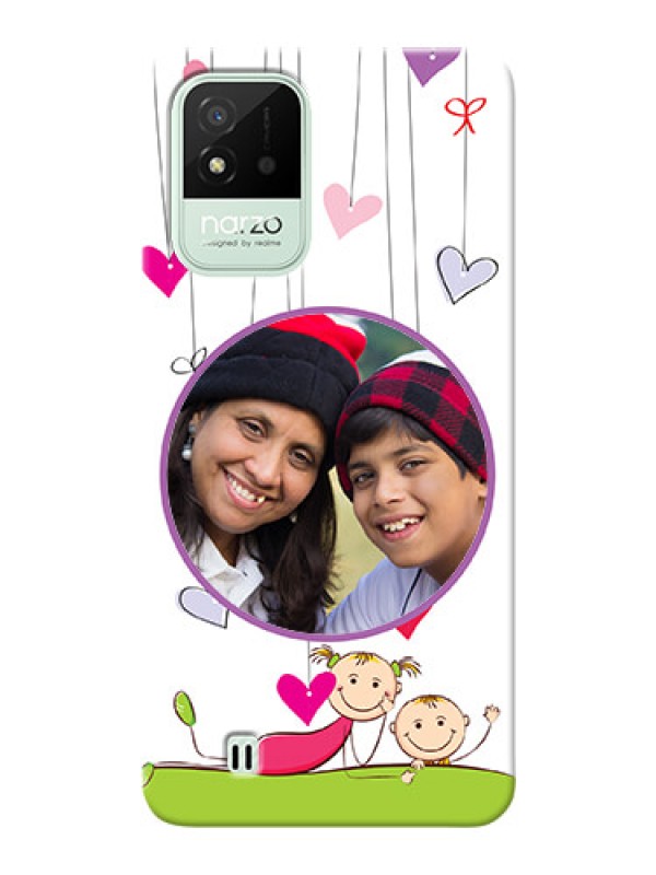 Custom Realme Narzo 50i Mobile Cases: Cute Kids Phone Case Design