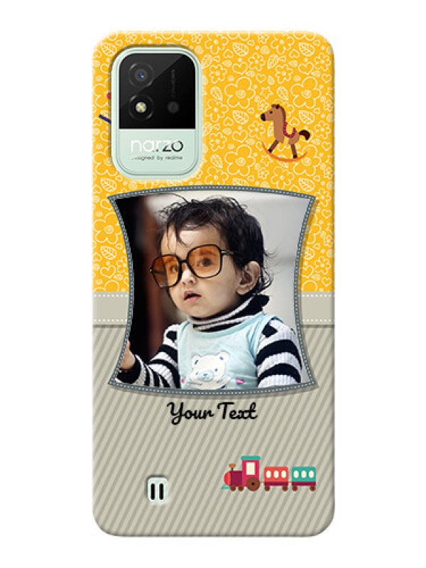 Custom Realme Narzo 50i Mobile Cases Online: Baby Picture Upload Design