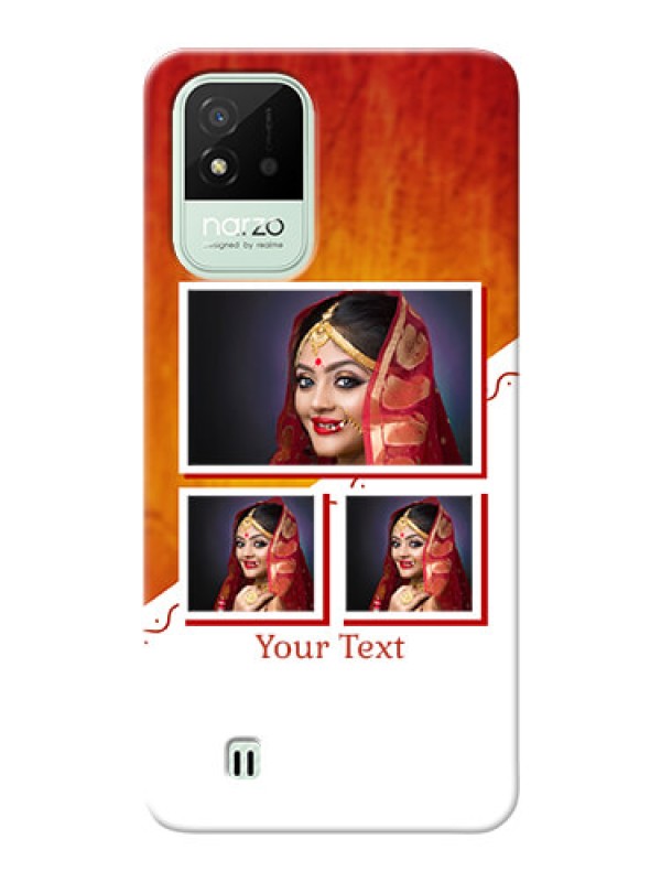 Custom Realme Narzo 50i Personalised Phone Cases: Wedding Memories Design 
