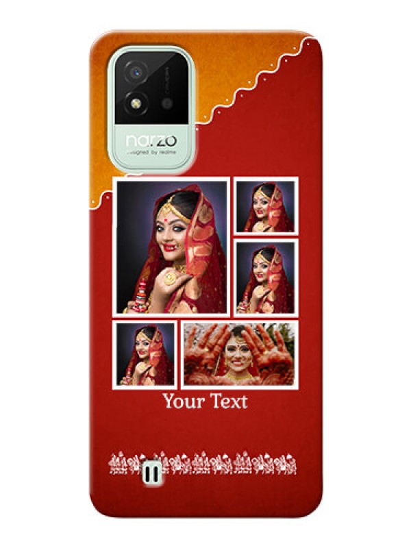 Custom Realme Narzo 50i customized phone cases: Wedding Pic Upload Design