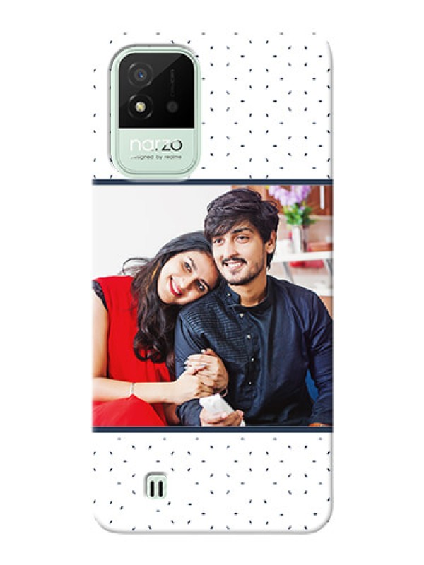 Custom Realme Narzo 50i Personalized Phone Cases: Premium Dot Design