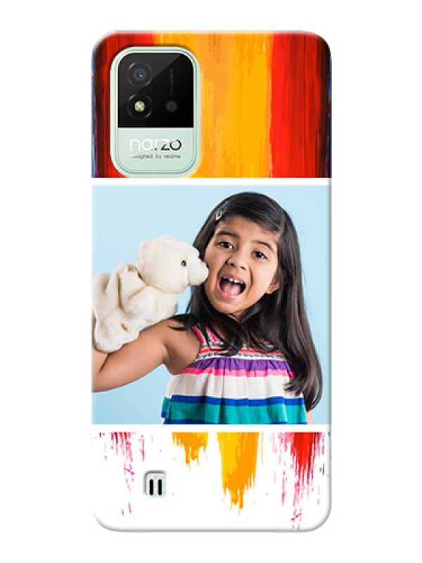 Custom Realme Narzo 50i custom phone covers: Multi Color Design
