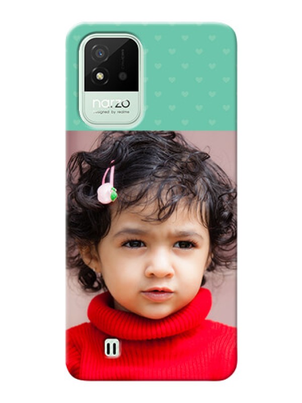 Custom Realme Narzo 50i mobile cases online: Lovers Picture Design