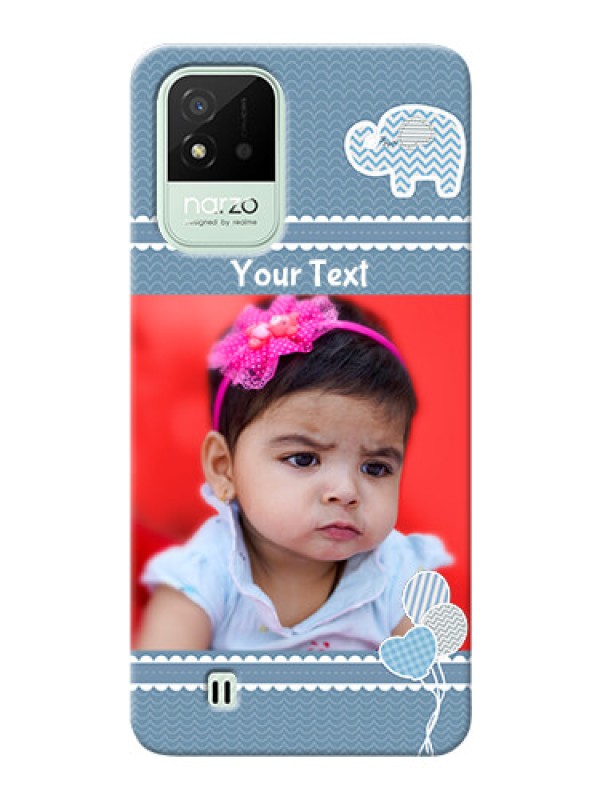 Custom Realme Narzo 50i Custom Phone Covers with Kids Pattern Design