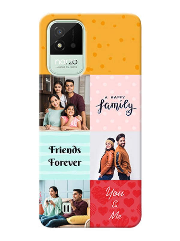 Custom Realme Narzo 50i Customized Phone Cases: Images with Quotes Design