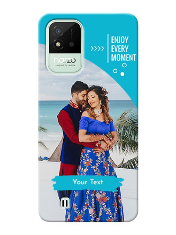 Custom Realme Narzo 50i Personalized Phone Covers: Happy Moment Design