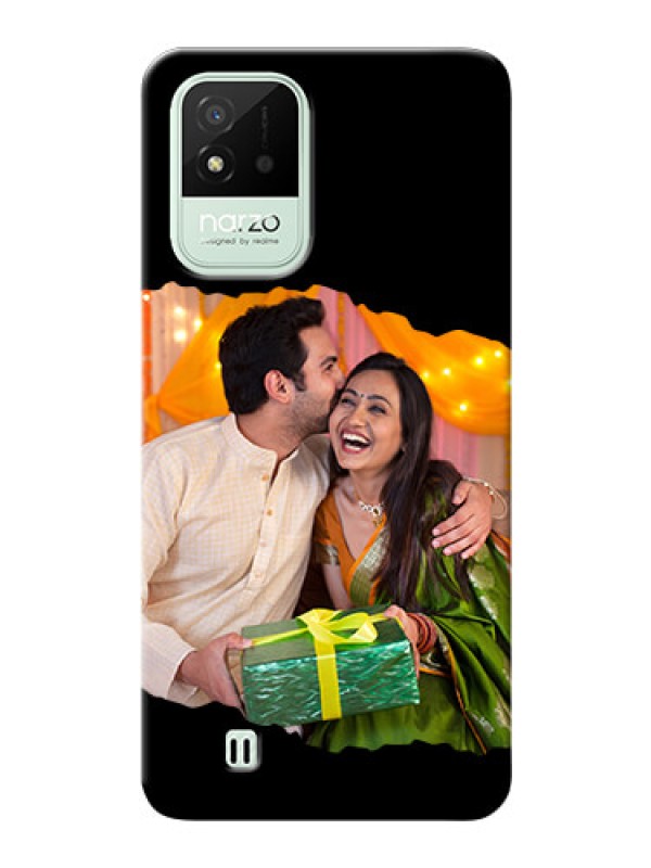 Custom Realme Narzo 50I Custom Phone Covers: Tear-off Design