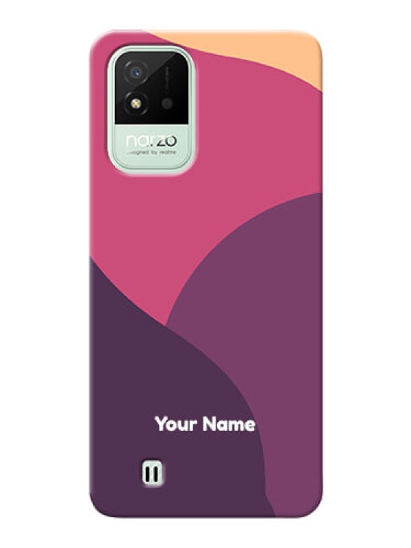 Custom Realme Narzo 50I Custom Phone Covers: Mixed Multi-colour abstract art Design