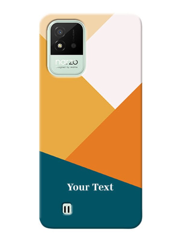 Custom Realme Narzo 50I Custom Phone Cases: Stacked Multi-colour Design