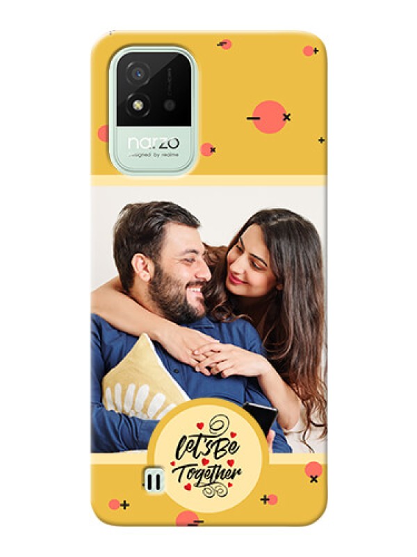 Custom Realme Narzo 50I Back Covers: Lets be Together Design