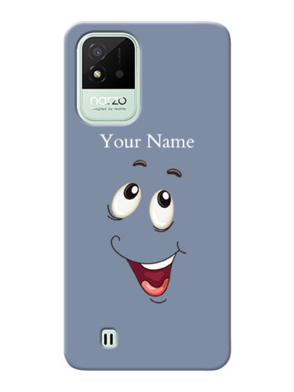 Custom Realme Narzo 50I Phone Back Covers: Laughing Cartoon Face Design