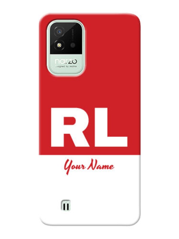 Custom Realme Narzo 50I Custom Phone Cases: dual tone custom text Design