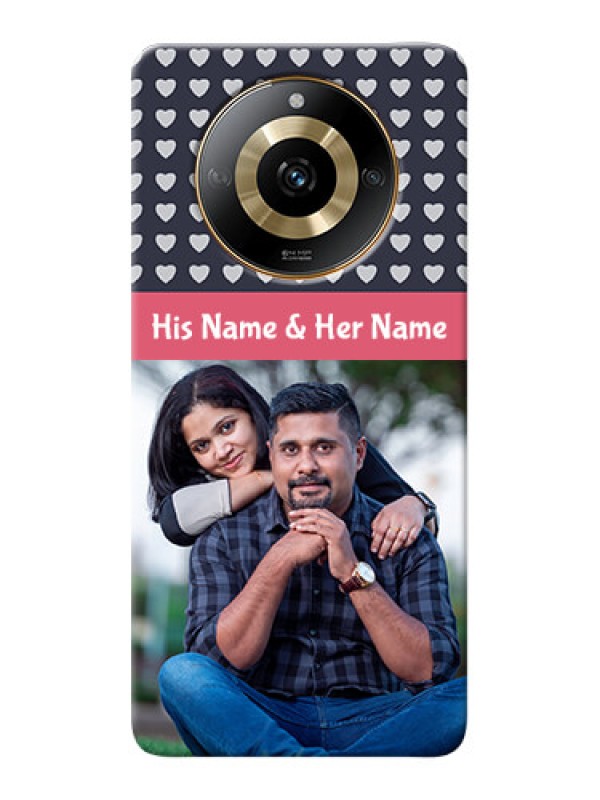 Custom Realme Narzo 60 5G Custom Mobile Case with Love Symbols Design