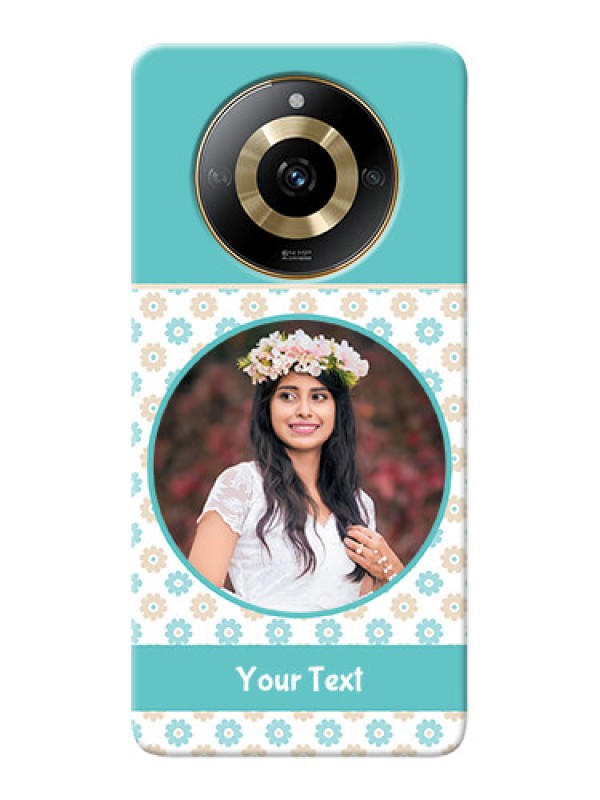 Custom Realme Narzo 60 5G Custom Mobile Back Covers: Beautiful Flowers Design