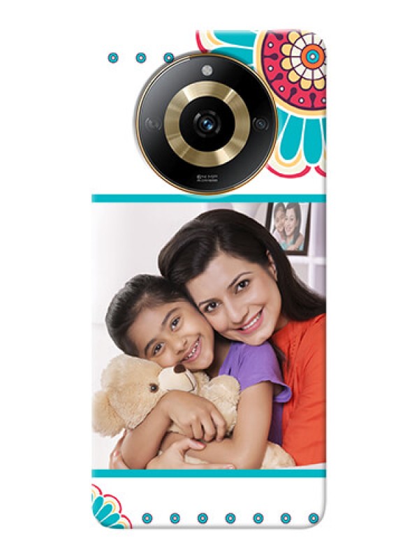 Custom Realme Narzo 60 5G custom mobile phone cases: Flower Design