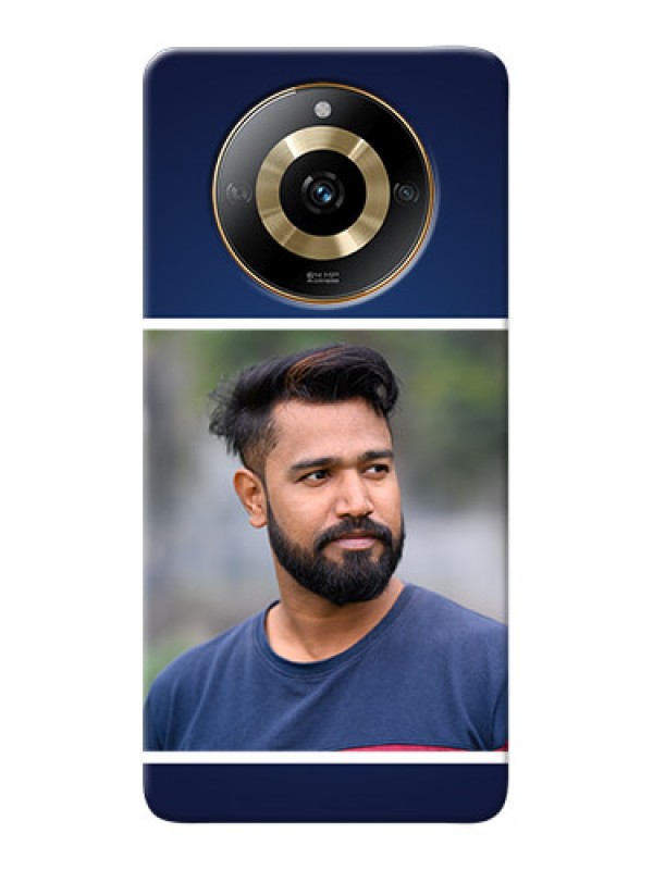 Custom Realme Narzo 60 5G Mobile Cases: Simple Royal Blue Design