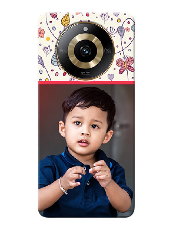 Custom Realme Narzo 60 5G phone back covers: Premium Floral Design