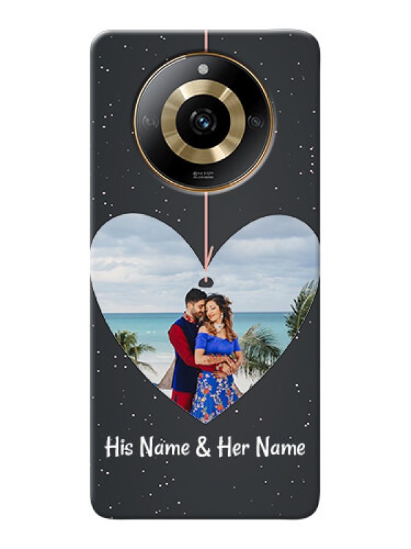 Custom Realme Narzo 60 5G custom phone cases: Hanging Heart Design