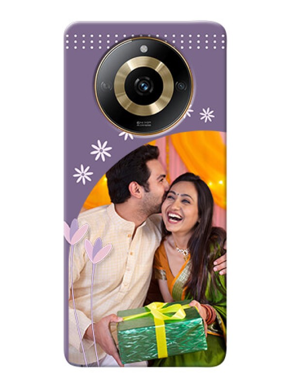 Custom Realme Narzo 60 5G Phone covers for girls: lavender flowers design