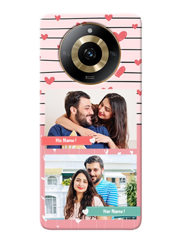 Custom Realme Narzo 60 5G custom mobile covers: Photo with Heart Design