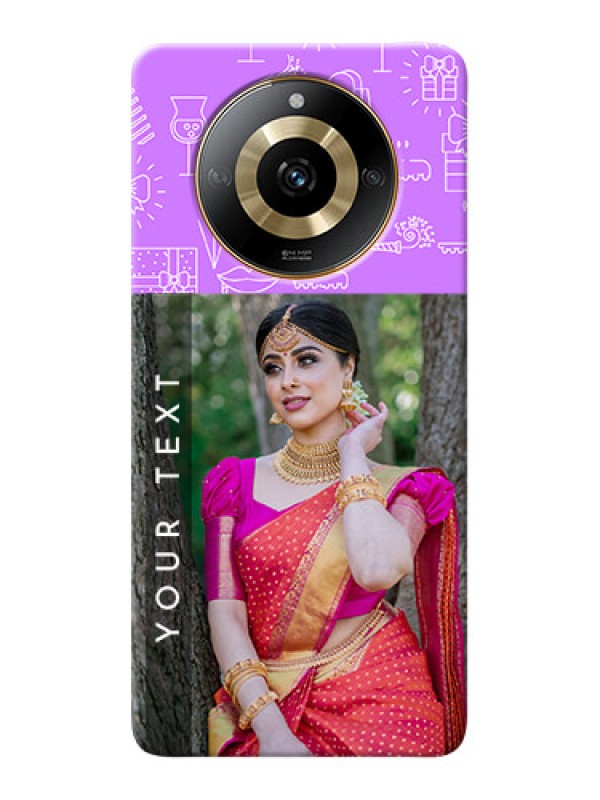 Custom Realme Narzo 60 5G Personalized Phone Cases: Birthday Icons Design