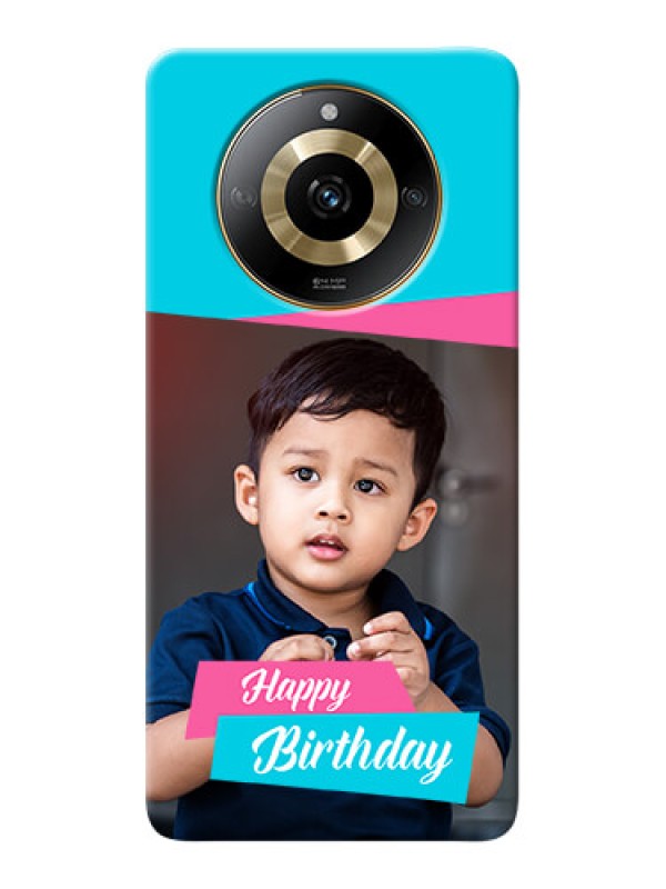 Custom Realme Narzo 60 5G Mobile Covers: Image Holder with 2 Color Design