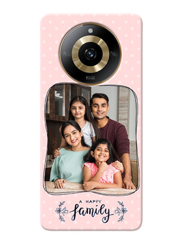 Custom Realme Narzo 60 5G Personalized Phone Cases: Family with Dots Design