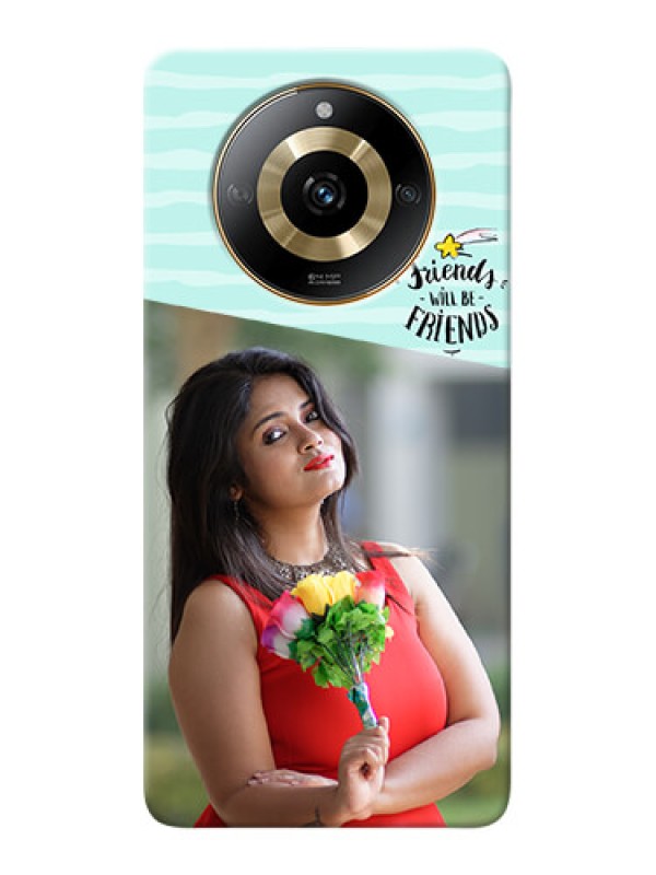 Custom Realme Narzo 60 5G Mobile Back Covers: Friends Picture Icon Design