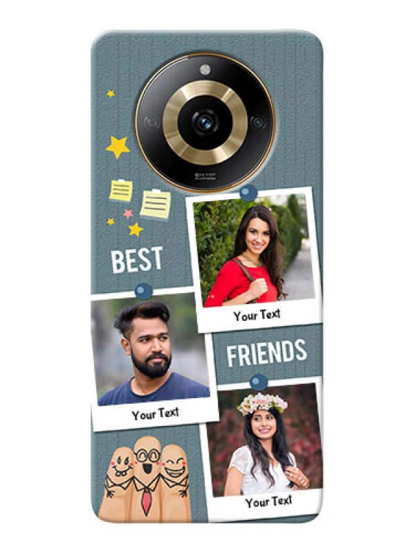 Custom Realme Narzo 60 5G Mobile Cases: Sticky Frames and Friendship Design