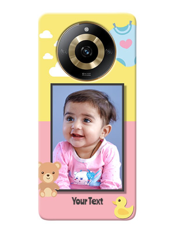 Custom Realme Narzo 60 5G Back Covers: Kids 2 Color Design