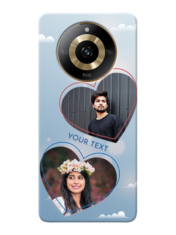 Custom Realme Narzo 60 5G Phone Cases: Blue Color Couple Design