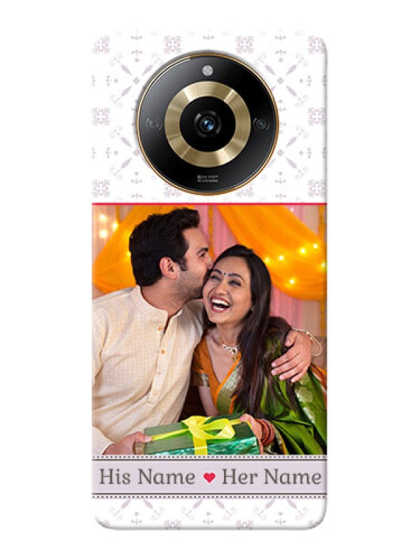 Custom Realme Narzo 60 5G Phone Cases with Photo and Ethnic Design