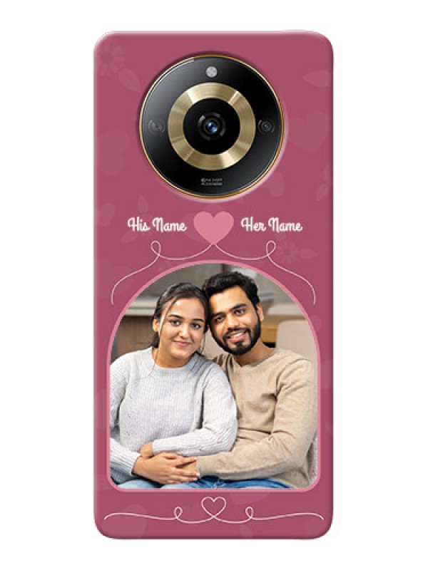 Custom Realme Narzo 60 5G mobile phone covers: Love Floral Design