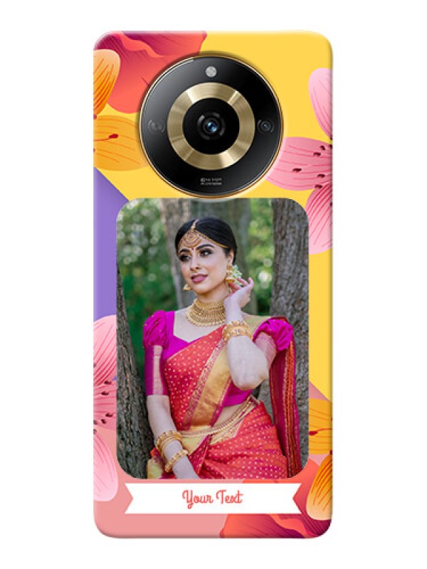 Custom Realme Narzo 60 5G Mobile Covers: 3 Image With Vintage Floral Design