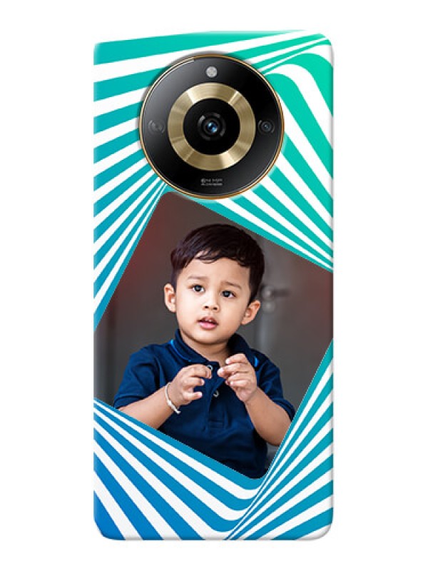 Custom Realme Narzo 60 5G Personalised Mobile Covers: Abstract Spiral Design