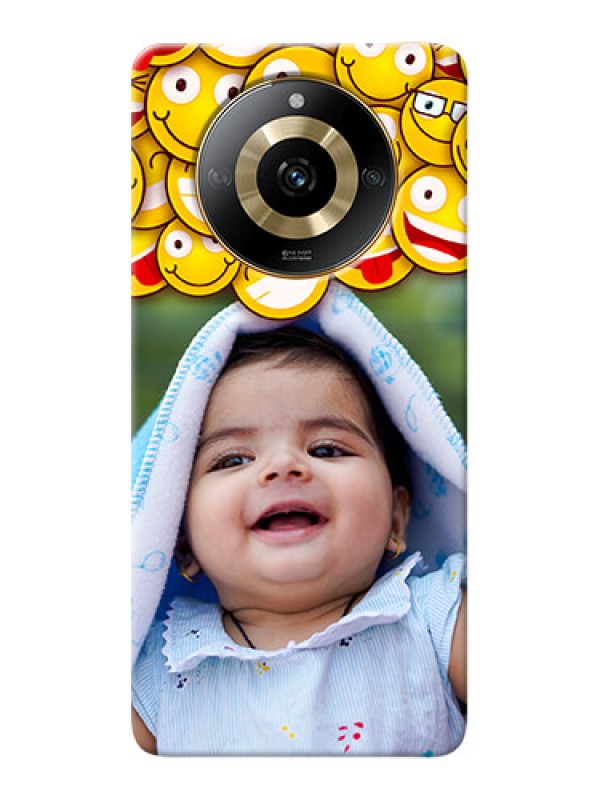 Custom Realme Narzo 60 5G Custom Phone Cases with Smiley Emoji Design