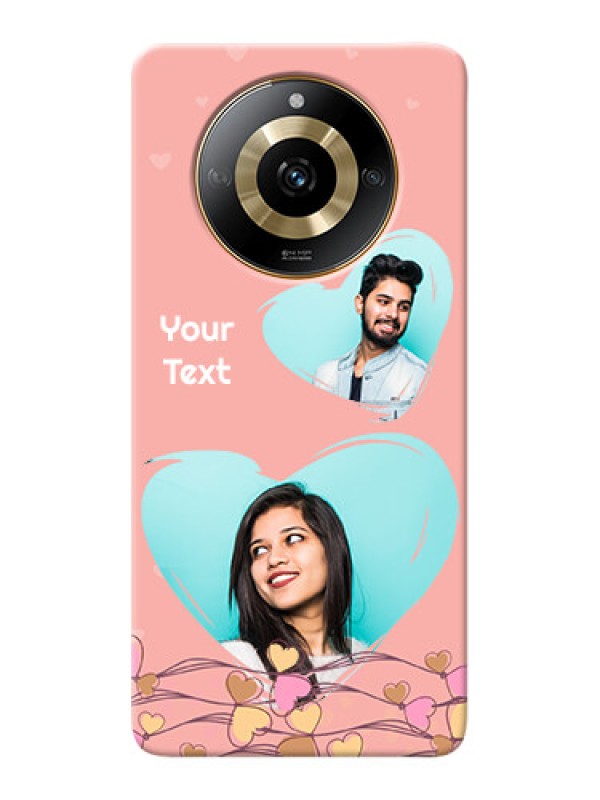 Custom Realme Narzo 60 5G customized phone cases: Love Doodle Design