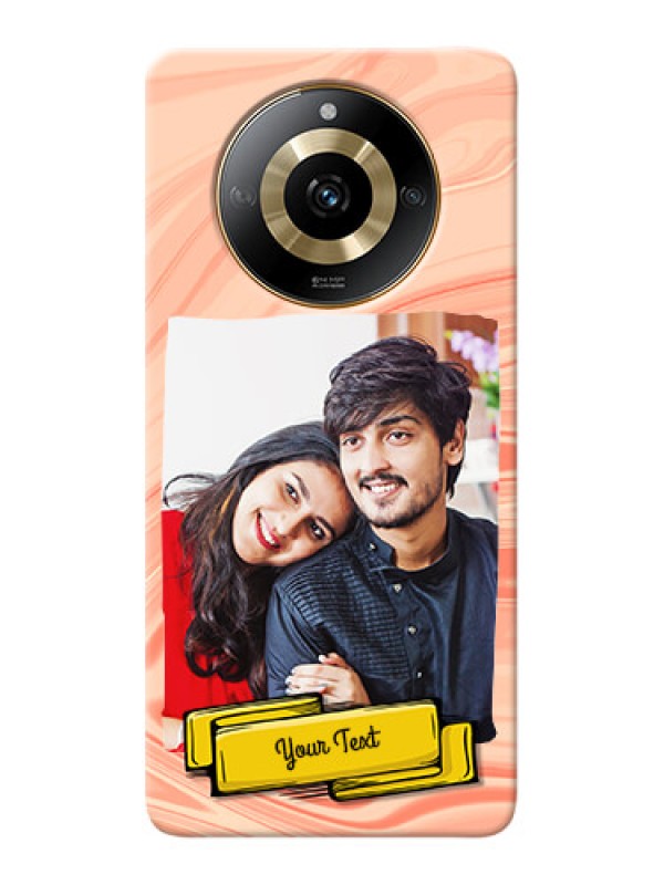 Custom Realme Narzo 60 5G Customized Phone Cases: Marble Texture Design