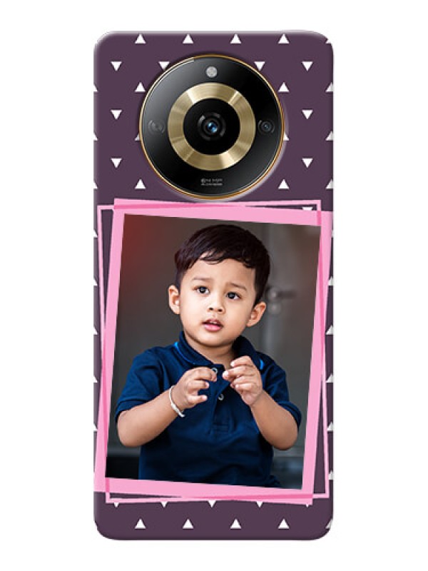 Custom Realme Narzo 60 5G Phone Cases: Triangle Pattern Dotted Design