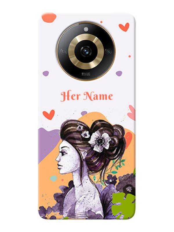 Custom Realme Narzo 60 5G Personalized Phone Case with Woman And Nature Design