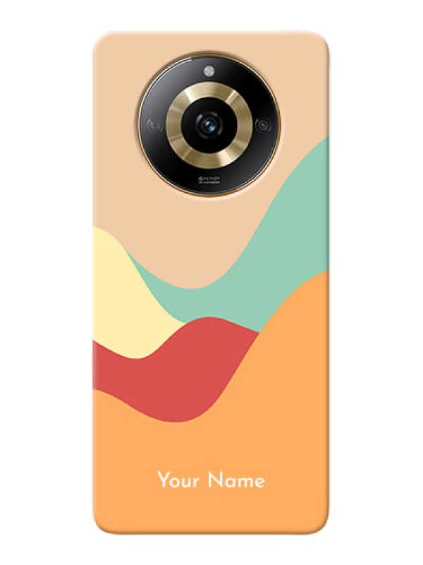 Custom Realme Narzo 60 5G Personalized Phone Case with Ocean Waves Multiwithcolour Design
