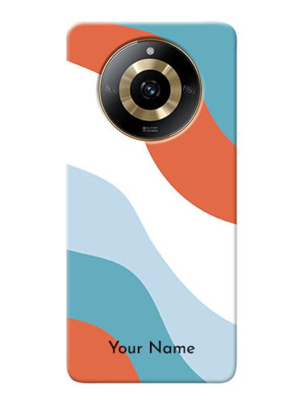 Custom Realme Narzo 60 5G Custom Mobile Case with coloured Waves Design