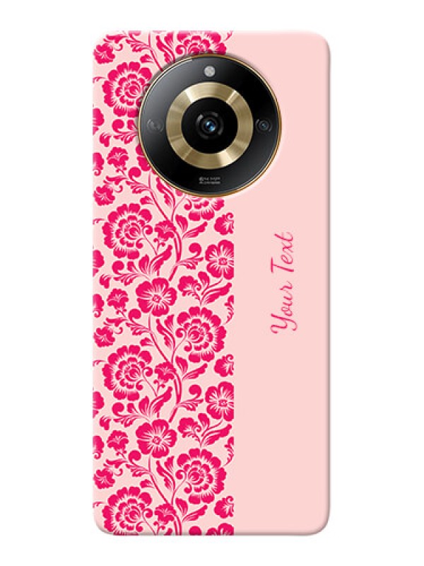 Custom Realme Narzo 60 5G Custom Phone Case with Attractive Floral Pattern Design
